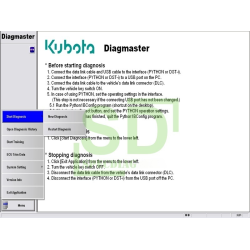 Kubota Diagmaster - Kubota, Takeuchi, Dieci, CNH, OEM - diagnostyka serwis naprawa