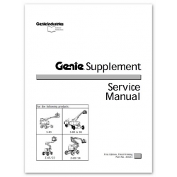 Genie - instrukcje napraw - schematy - DTR - katalogi części