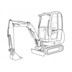 JCB mini koparki 8025 ZTS, 8026 CTS, JS30, 8029 CTS, 8030 ZTS, 8035 ZTS  - instrukcje napraw + schematy + DTR
