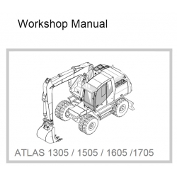 Terex Atlas TW130  TW160 1305 1505 1605 1705 - Instrukcje napraw + schematy