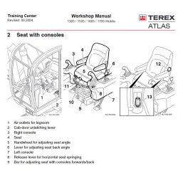 Terex Atlas TW130  TW160 1305 1505 1605 1705 - Instrukcje napraw + schematy
