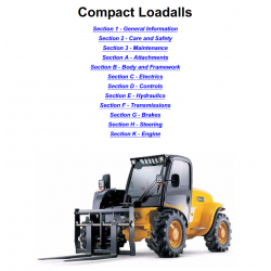 JCB instrukcje napraw + schematy + DTR - Ładowarki JCB 520-40, JCB 524-50, JCB 527-55