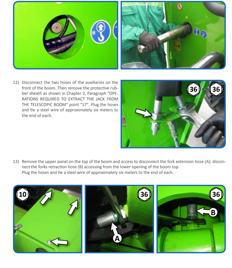 Merlo P40.7 - Instrukcje Napraw - Service Manuals - DTR