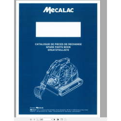 Mecalac 14MBX - Mecalac 14 mbx - katalog części