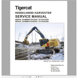 Tigercat - techniczna dokumentacja serwisowa - instrukcje napraw - DTR