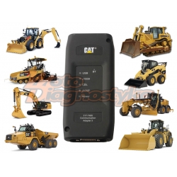Tester diagnostyczny CAT 3 Caterpillar - diagnostyka J1939 J1708 - Adapter III  ET 2025 + Factory Password 10 digit + SIS
