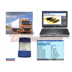 DAF VCI 560 - DAVIE XDc II Fabryczny tester serwisowy DAF DAVIE 560 + Laptop XDc II 2019/2020