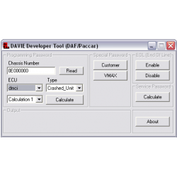 DAF / PACCAR DAVIE DEVELOPER TOOL v0.3