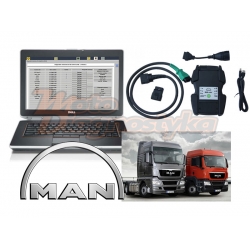 Zestaw z komputerem - Tester diagnostyczny serwisowy MAN-CATS T200 diagnostyka MAN Cats II + komputer laptop