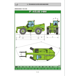 Merlo Panoramic P80.9 - P101.10 - P120.10 – P101.10 – P65.14 – P50.18 – P45.18 K-HM - MODULAR Service Manual, Mechanic Manual, Hydraulic & Electrical