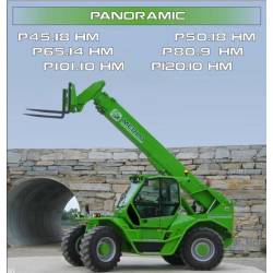 Merlo Panoramic P80.9 - P101.10 - P120.10 – P101.10 – P65.14 – P50.18 – P45.18 K-HM - MODULAR Service Manual, Mechanic Manual, Hydraulic & Electrical