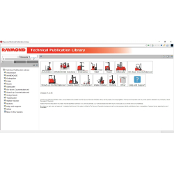 RAYMOND FORKLIFT TECHNICAL PUBLICATION LIBRARY - instrukcje serwisowe, schematy, katalogi części