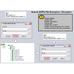 Scania SDP3 SOPS File Editor  Encryptor Decryptor - enktryptor dekryptor konfiguracji SOPS SDP 3
