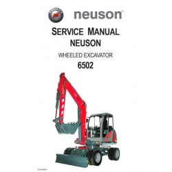 Instrukcje napraw + Schematy instalacji + DTR - Neuson Excavator - 8002