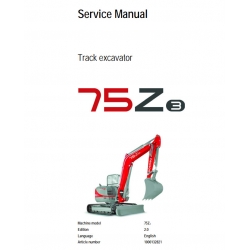 Instrukcje napraw + Schematy instalacji + DTR - Neuson Excavator - 75Z3