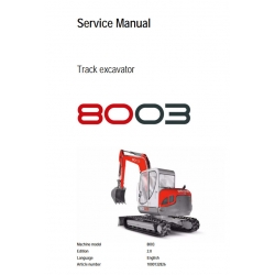 Instrukcje napraw + Schematy instalacji + DTR - Neuson Excavator - 8003