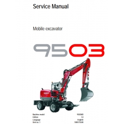 Instrukcje napraw + Schematy instalacji + DTR - Neuson Excavator - 9503