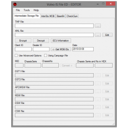 Volvo IS file editor - Volvo Visfed - HP - SCR